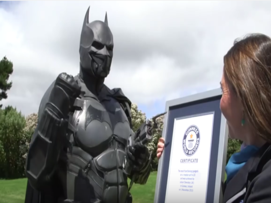 Guinness World Records 2017 batman cosplay suit