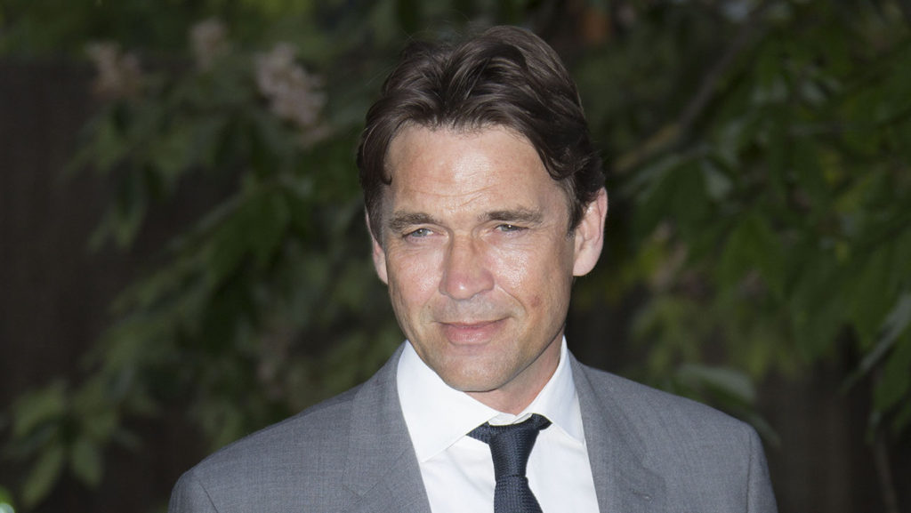 Dougray Scott arrives for the Serpentine Gallery Summer Party in Hyde Park, central London, Tuesday, July 1, 2014. (Photo by Joel Ryan/Invision/AP)