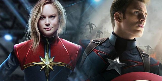 Captain Marvel & captain america avengers