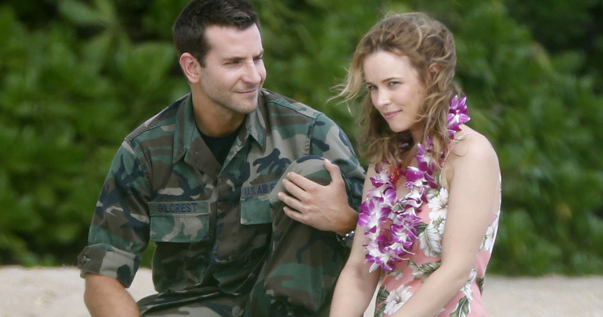 Bradley Cooper and Rachel McAdams film a scene together for their new movie on the beach in Oahu, Hawaii, on Nov. 6, 2013. The actors were working on a film for the Untitled Cameron Crowe movie about a military contractor reconnecting with a long-ago love while unexpectedly falling for the hard-charging Air Force watchdog assigned to him.