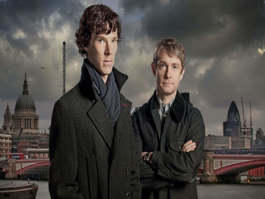 Martin Freeman Brood benedict cumberbatch sherlock