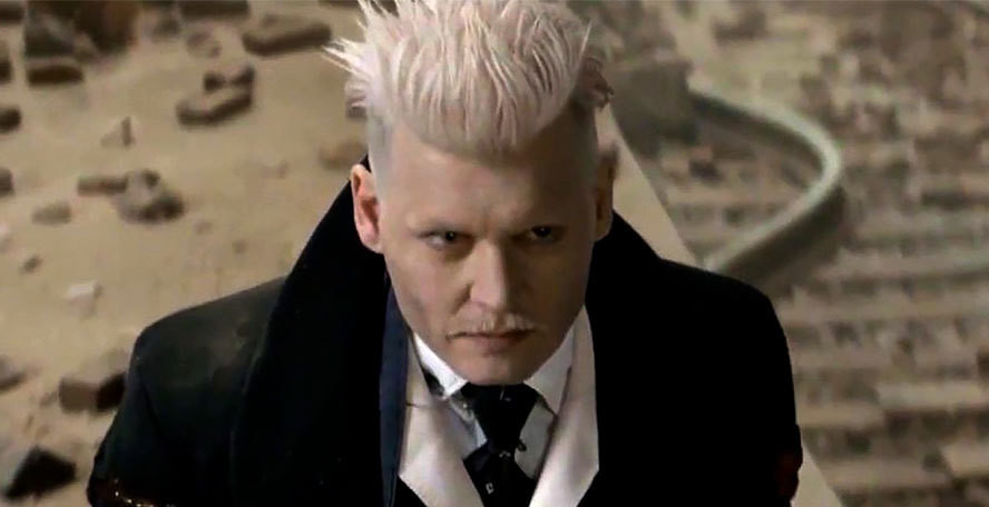 Johnny Depp in Fantastic Beasts and Where to Find Them 2