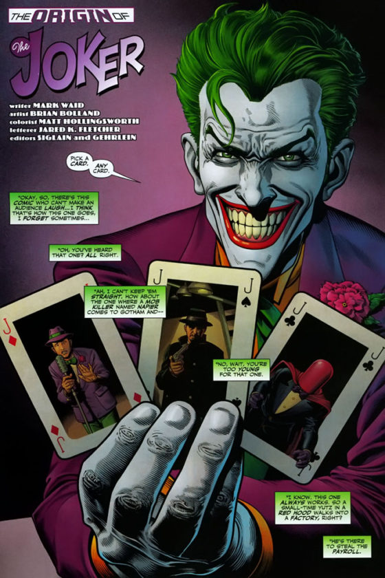 Origin Story of the Joker Revealed QuirkyByte