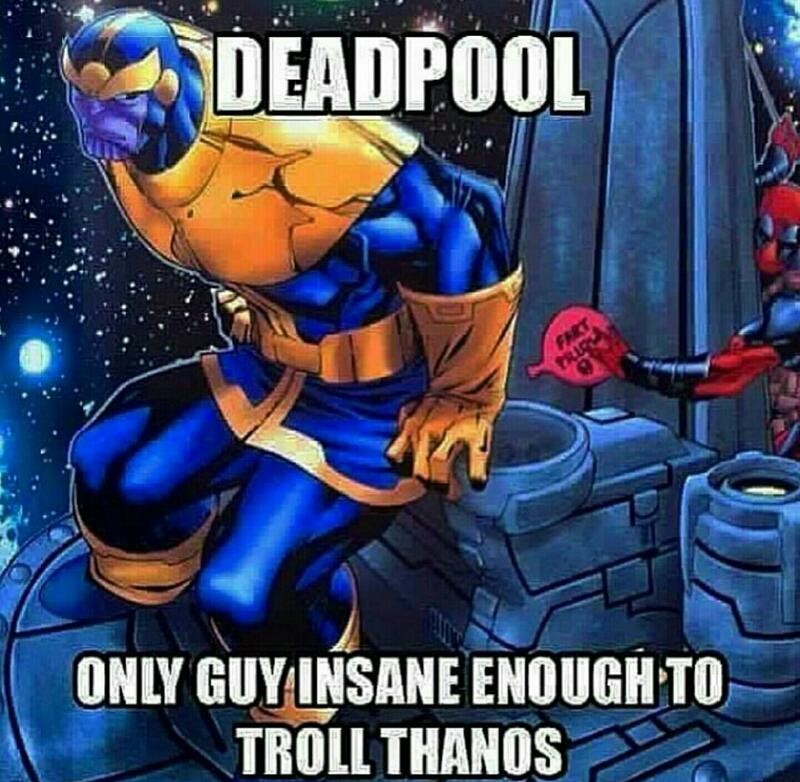 Deadpool and Thanos