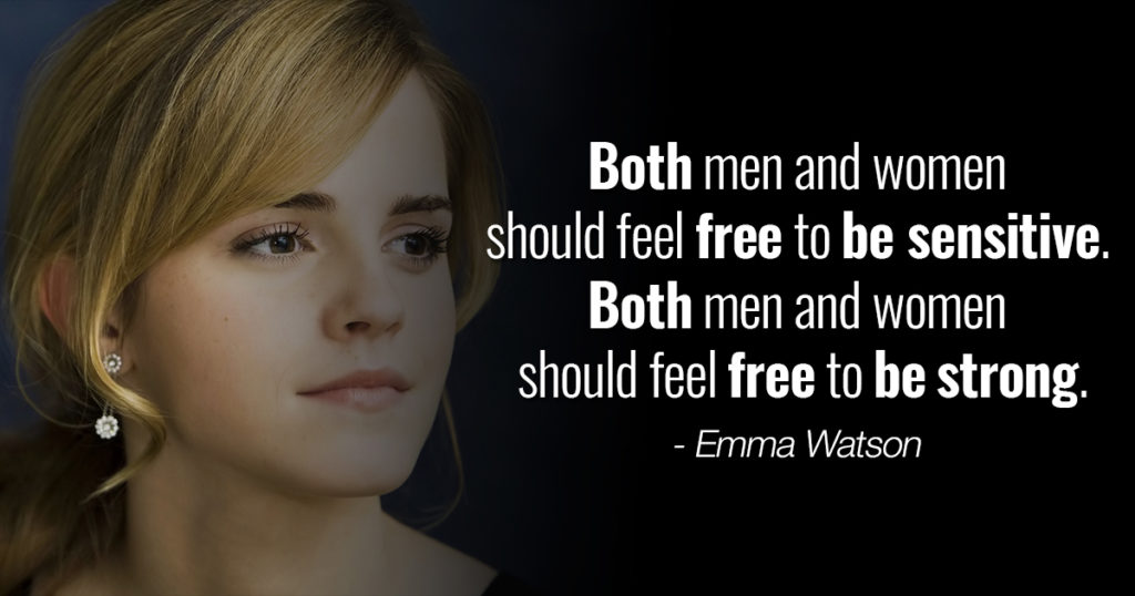 Emma Watson Quotes Sensitive Men and Strong Women