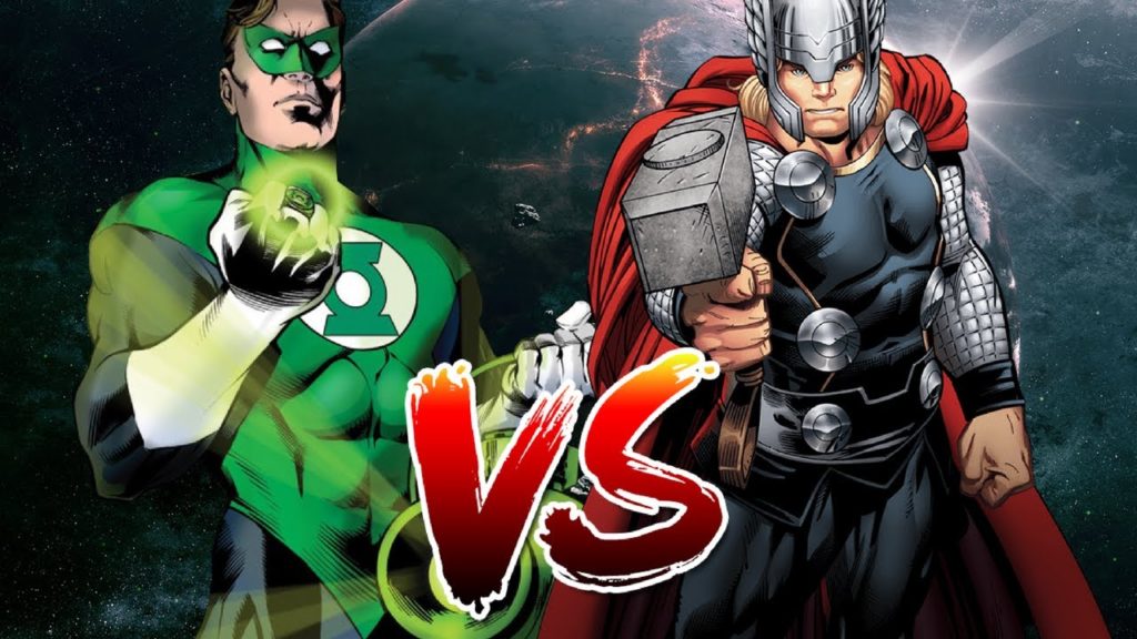 green lantern vs thor