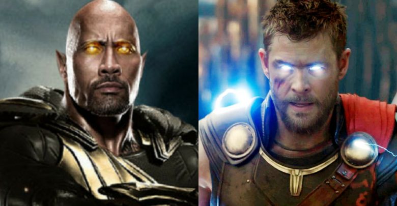 The Rock Hobbs vs Thor Fast & Furious Marvel