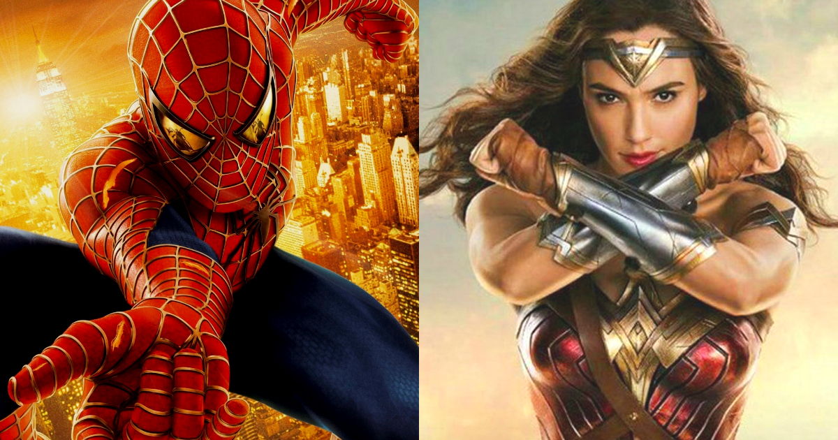 Wonder woman spidey - QuirkyByte