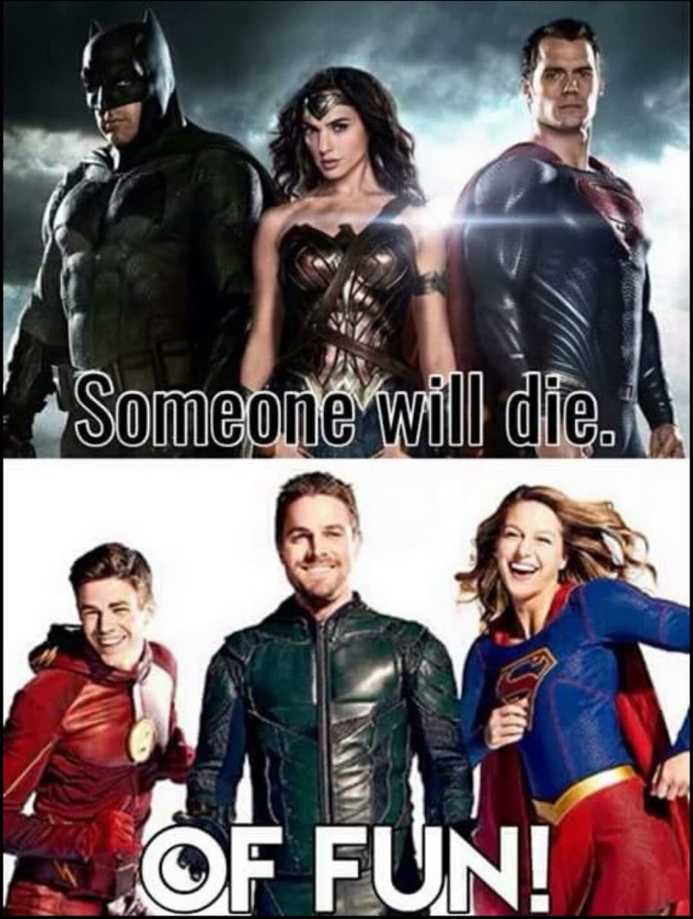 Arrowverse vs DCEU Memes