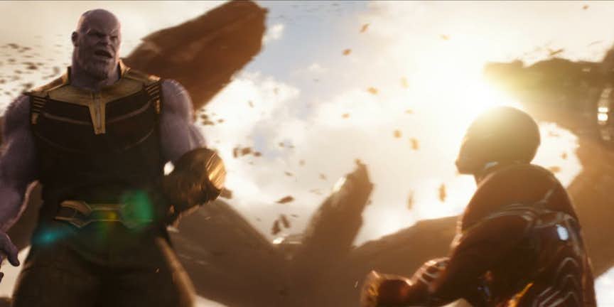Avengers: Endgame Thanos Tony Stark