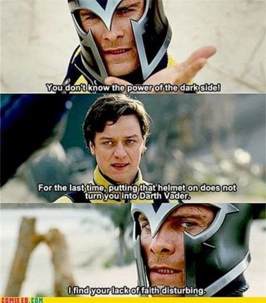 Professor X vs Magneto memes