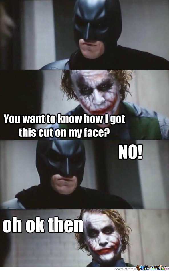 Joker vs Batman memes