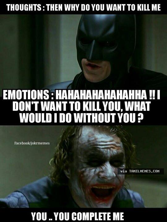 Joker vs Batman memes