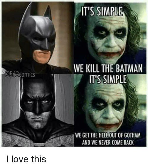 Joker vs Batman memes