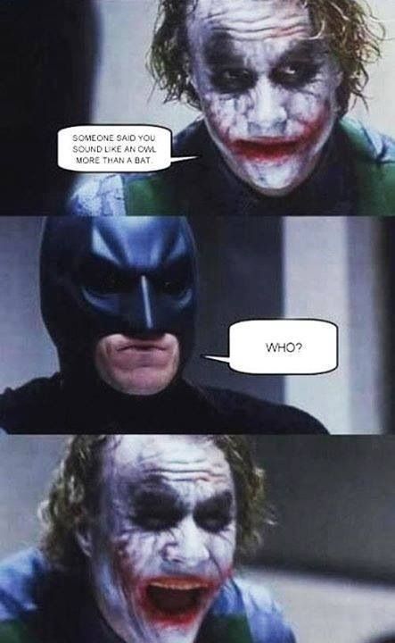 Joker vs Batman memes