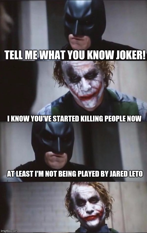 Joker vs Batman memes