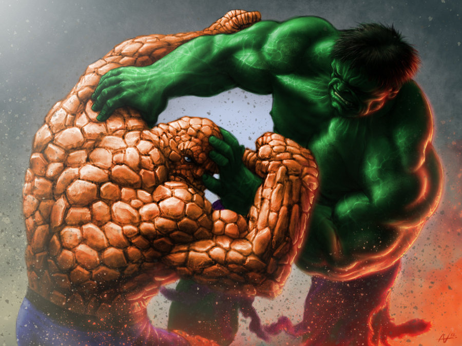 The Hulk vs. The Thing