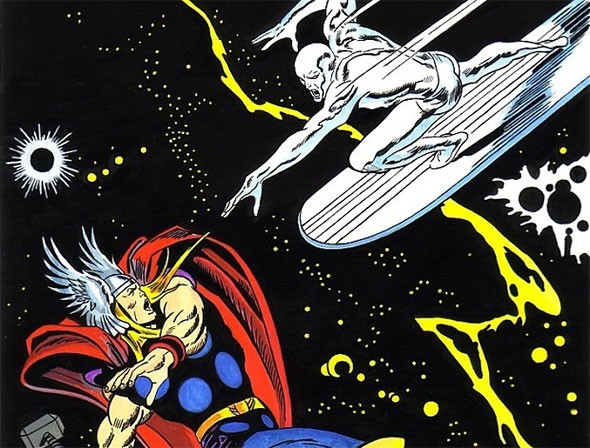 Silver Surfer vs Thor