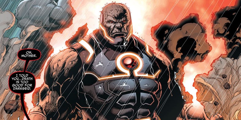 Justice League Ares vs Darkseid