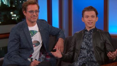 Tom Holland Robert Downey Jr.