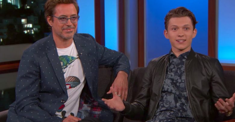 Tom Holland Robert Downey Jr.