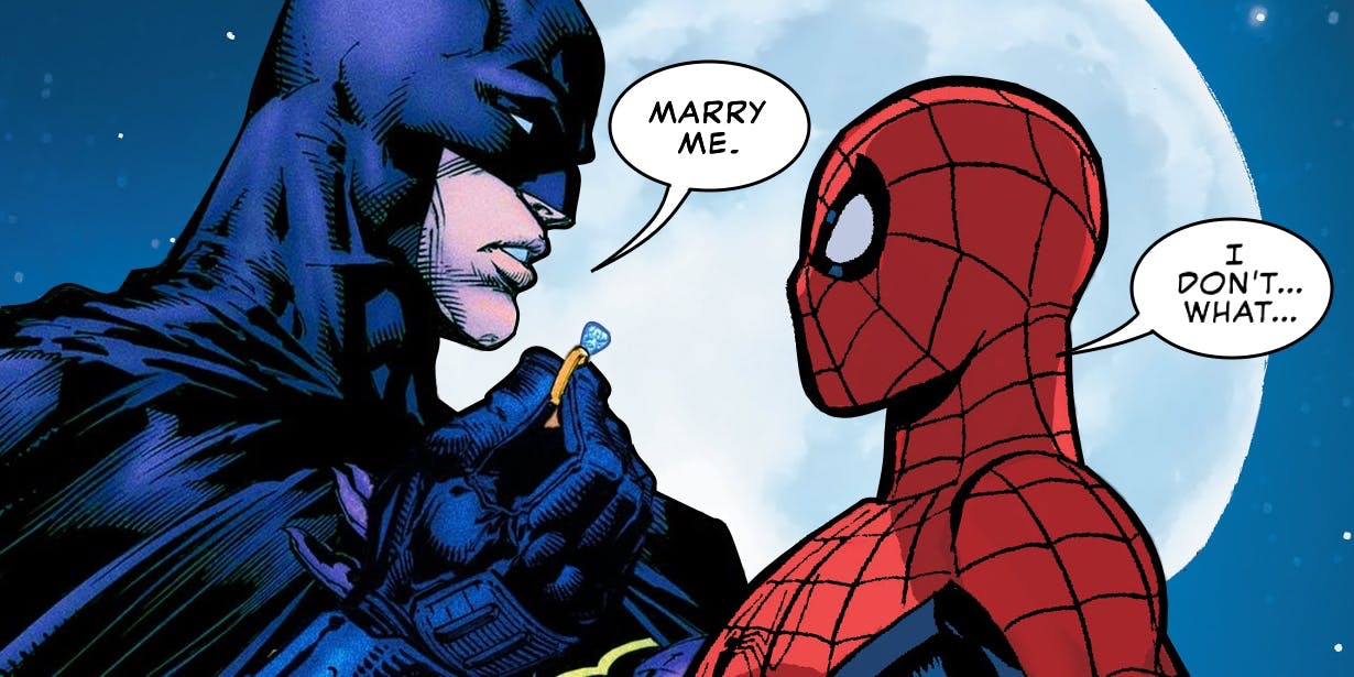 spider man reader x batman