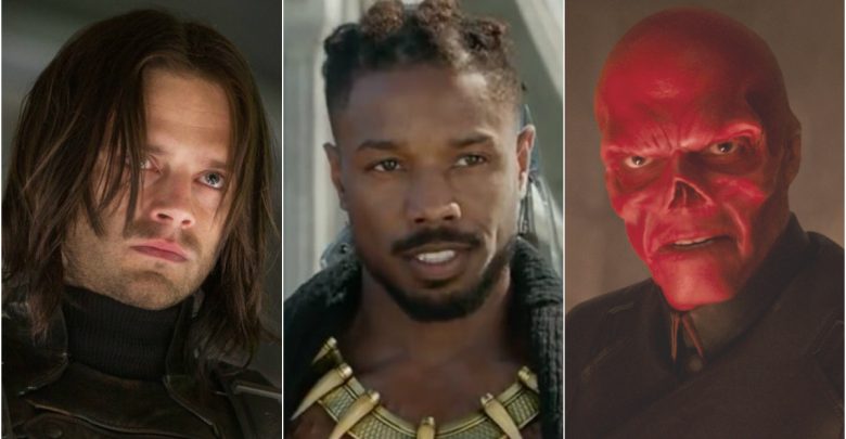 MCU Villains Killmonger winter soldier red skull