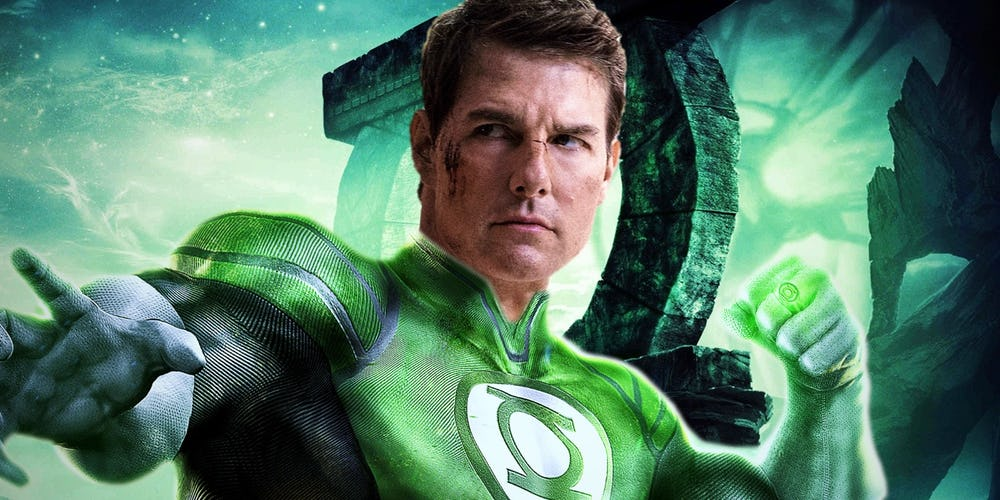 Tom Cruise As Green Lantern