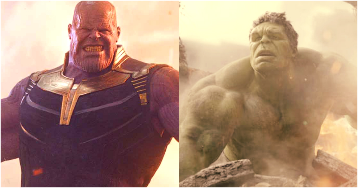 Avengers: Infinity War Thanos Hulk