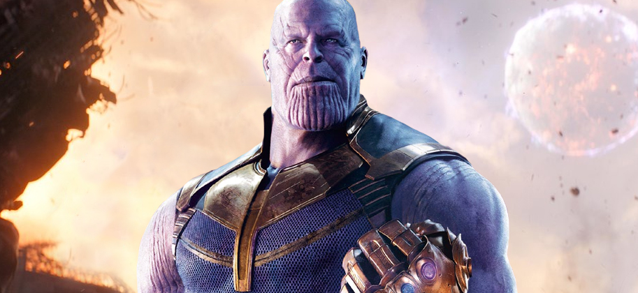 Thanos single-handedly defeated all the superheroes that came in his way
