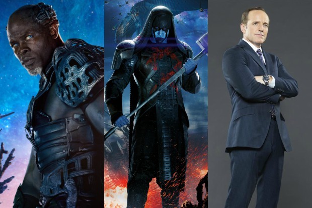 Captain Marvel Nick Fury Phil Coulson