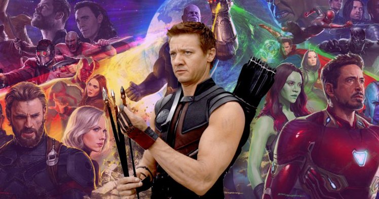 Infinity War Thanos Snap Hawkeye