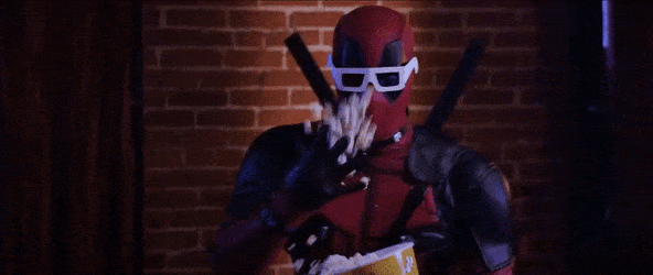 30 Craziest Deadpool GIFs That Will Make You Roll On The Floor - 592 x 250 animatedgif 546kB