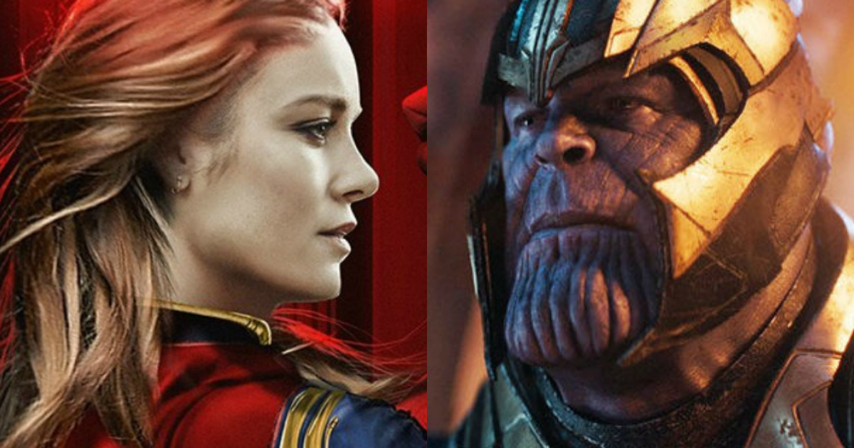 Thanos Vs Captain Marvel