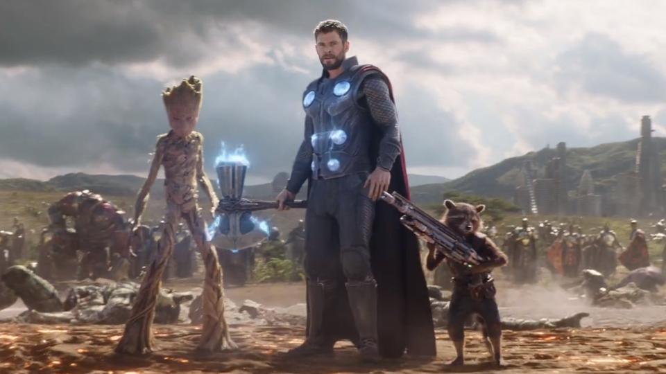 Thor vs Thanos Infinity War