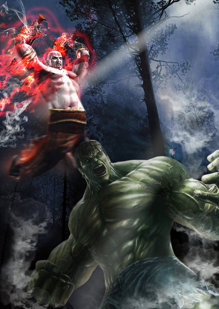 Kratos Vs Hulk