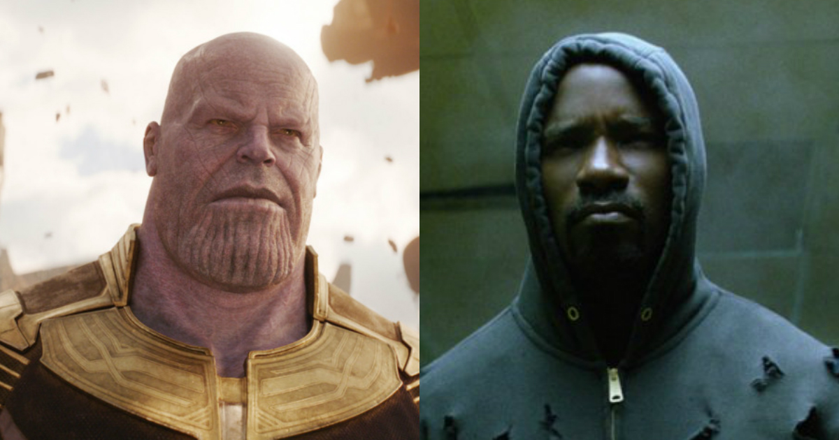 Thanos vs Luke Cage
