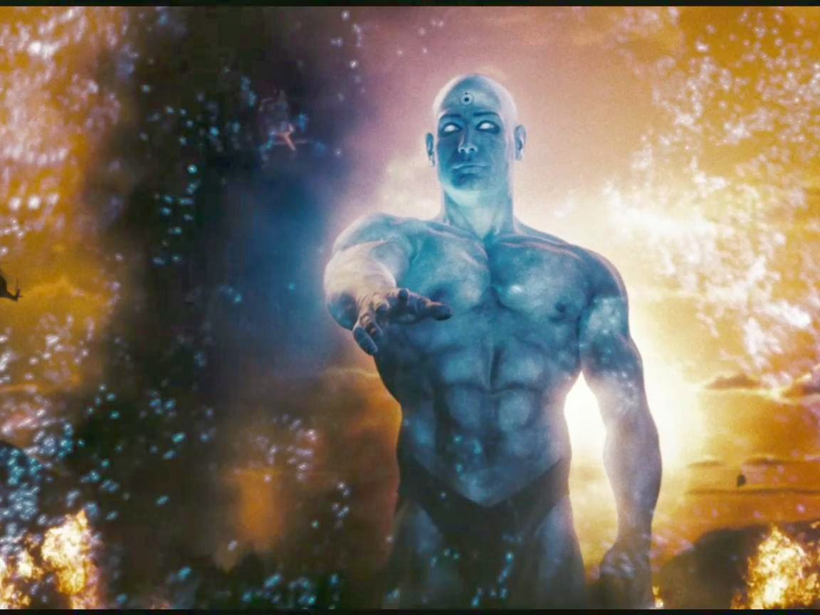 Justice League V Watchmen Doctor Manhattan