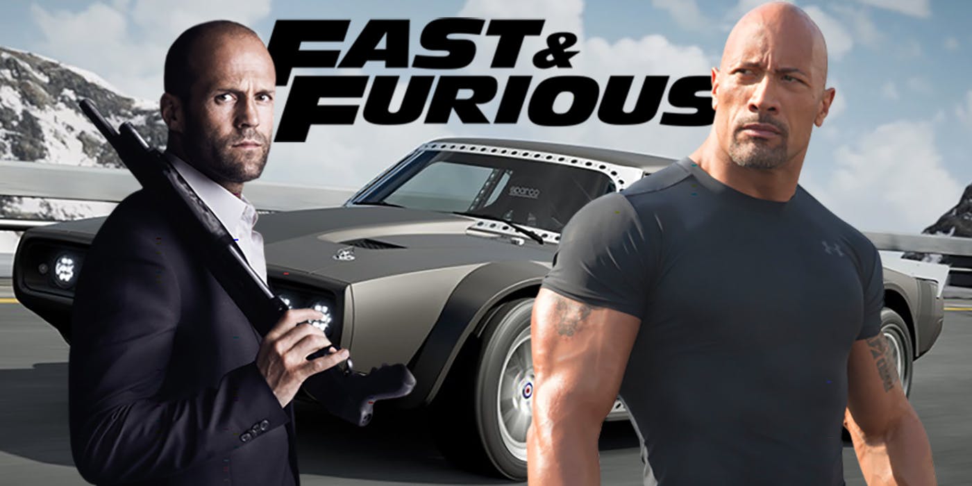 Hobbs and Shaw The Rock Jason Statham