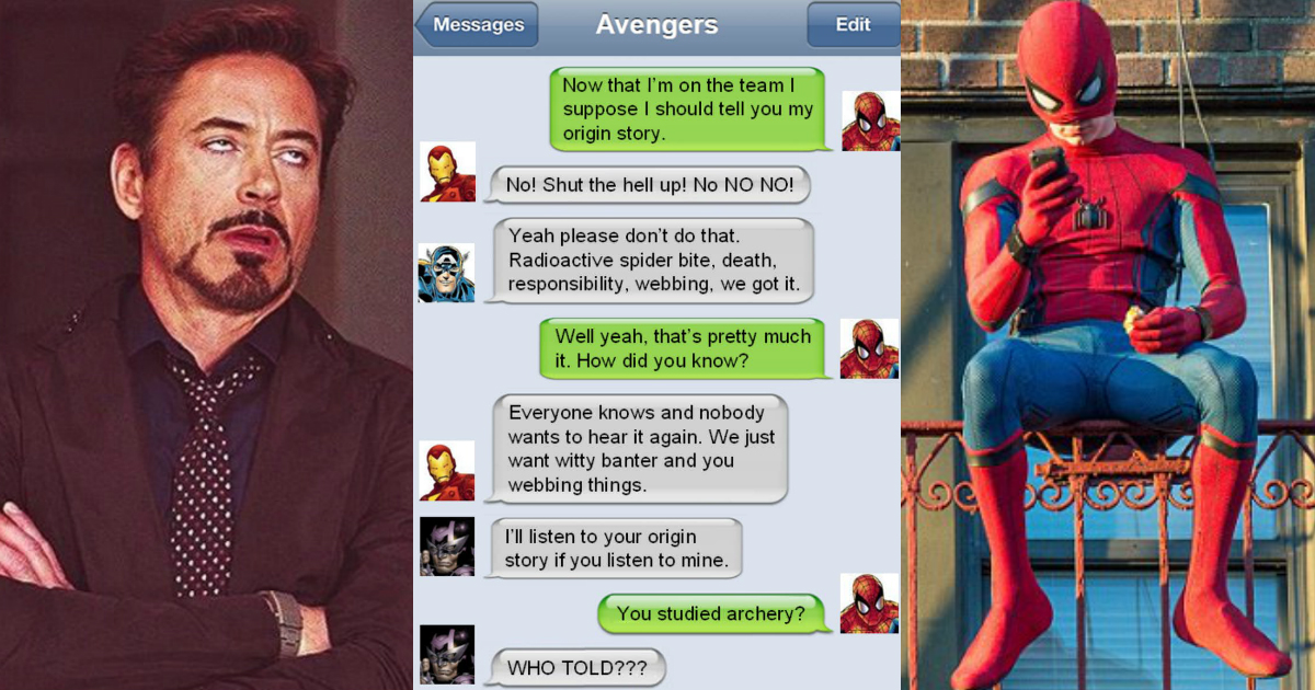 Marvel Superhero Text Memes