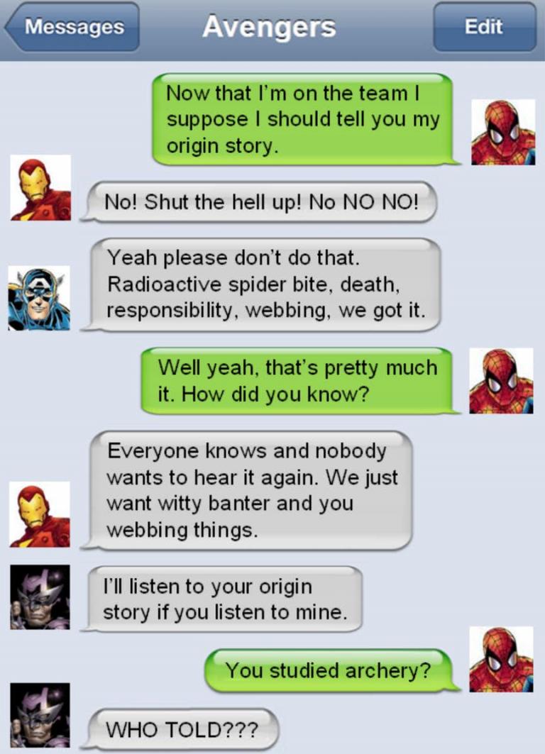 32 Savagely Epic Marvel Superhero Text Memes That Will ...