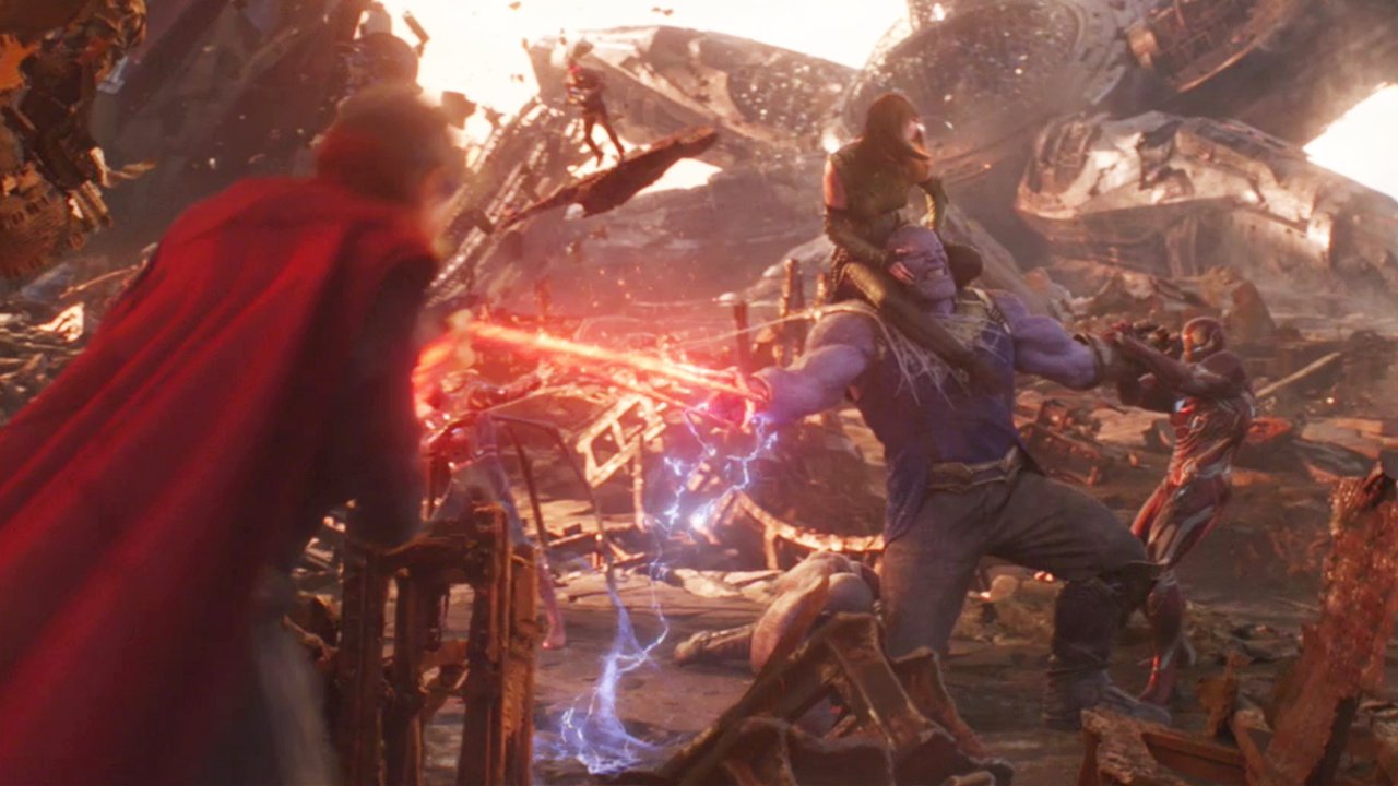 Infinity War Concept Art Doctor Strange Thanos