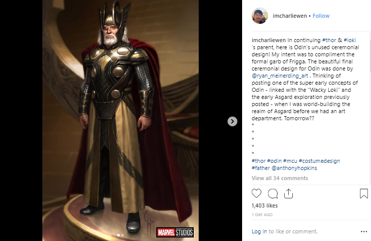 Thor Concept Art Odin