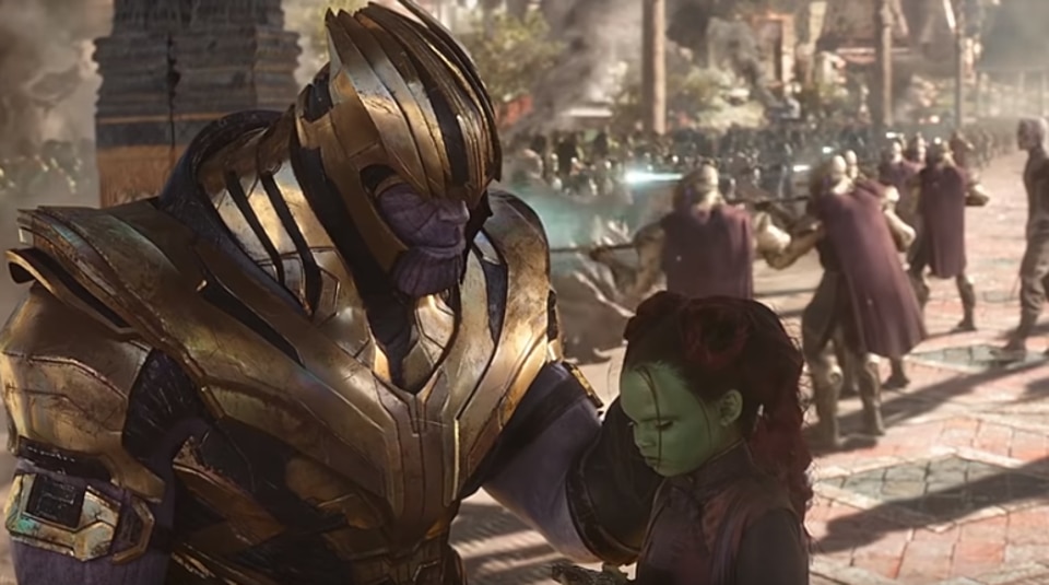 Avengers: Infinity War Thanos Gamora