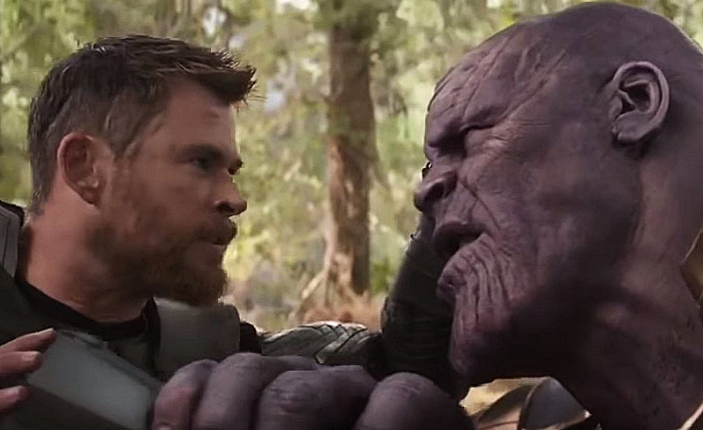 Thor VS Thanos Avengers: Infinity War