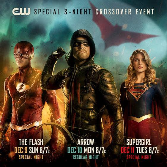 Arrowverse Crossover Grant Gustin Arrow Stephen Amell Flash