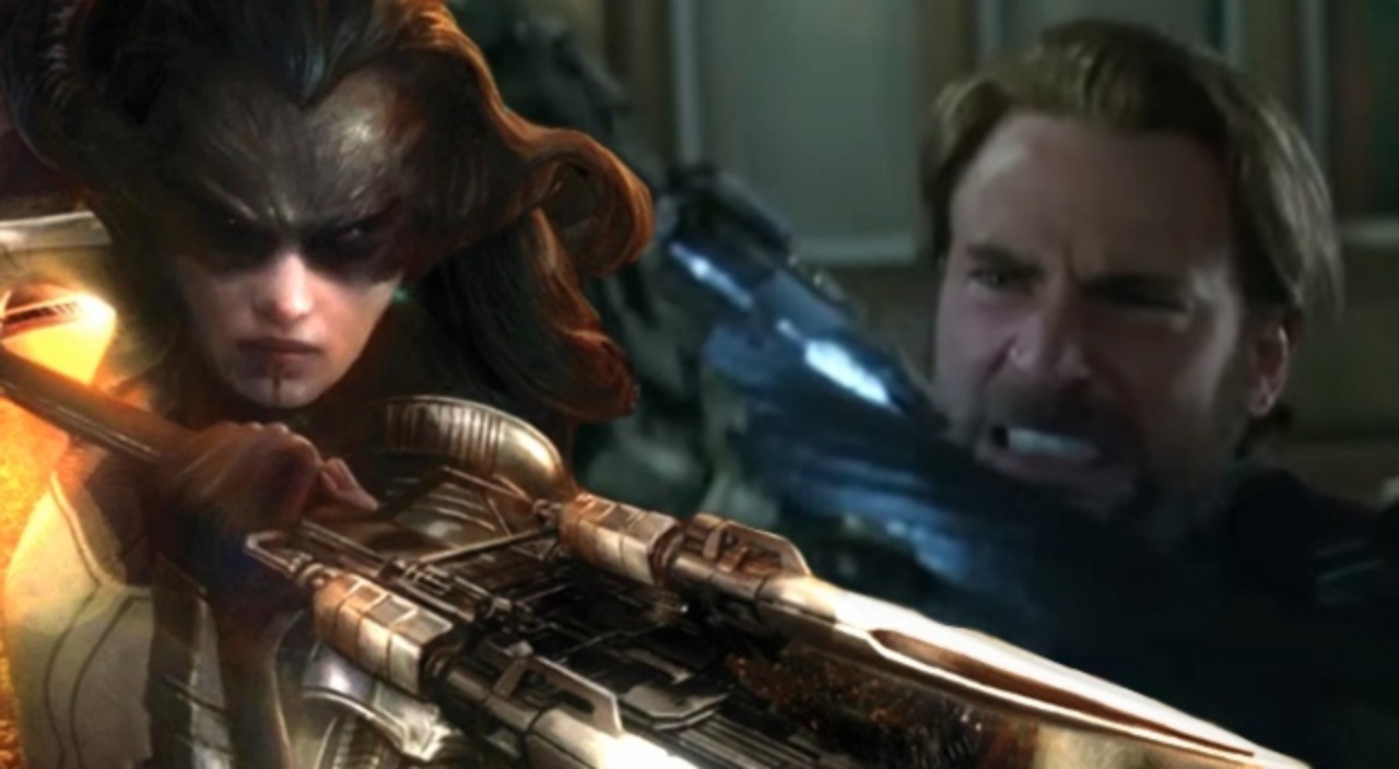 Captain America Infinity War Entry Scene