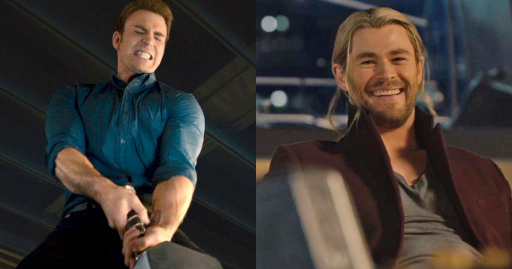 MCU Battles Chris Evans Chris Hemsworth