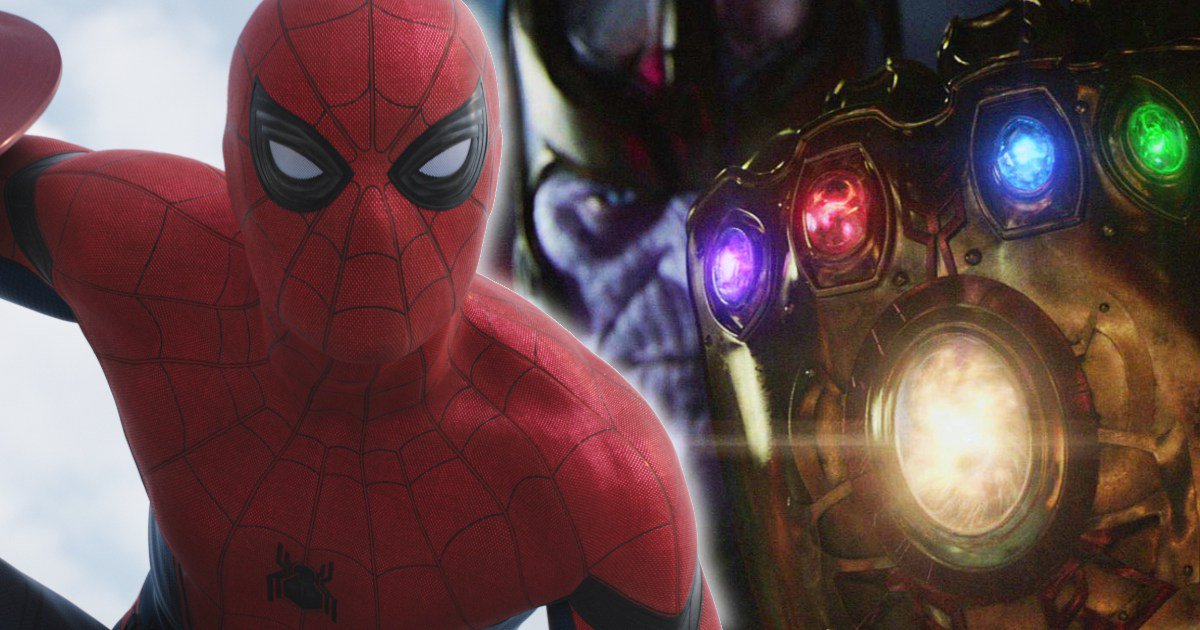 Infinity War Spider-Man Thanos