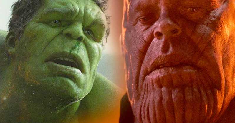 Avengers: Infinity War Thanos Hulk